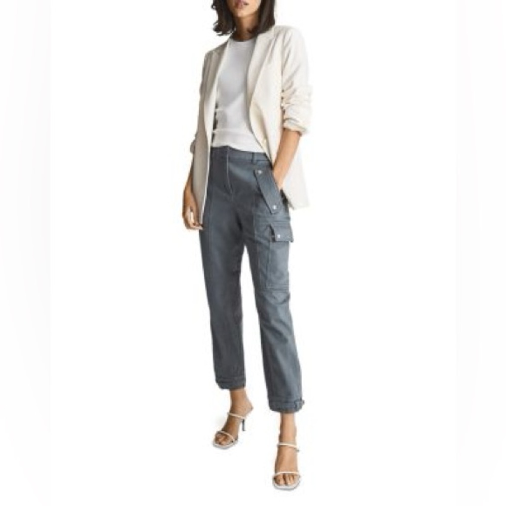 Reiss Gray Cargo Pants